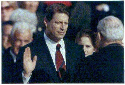 Al Gore Taking the Oath